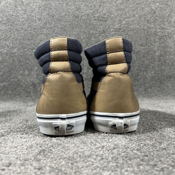 Vans Sk8-Hi Reissue Denim C&L Women’s Sz 10 Mens 8.5 Brown Blue Skateboard Shoes main image 11